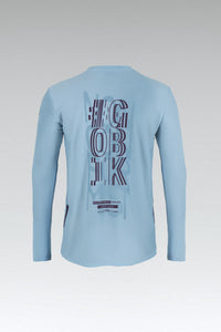 T-SHIRT TECNICA MANICHE LUNGHE TERRAIN UOMO GRAY MIST 