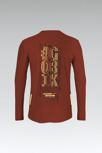 T-SHIRT TECNICA MANICHE LUNGHE TERRAIN UOMO ROOIBOS 