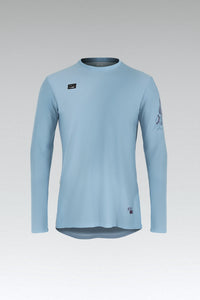 T-SHIRT TECNICA MANICHE LUNGHE TERRAIN DONNA GRAY MIST 