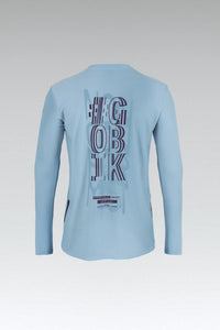 T-SHIRT TECNICA MANICHE LUNGHE TERRAIN DONNA GRAY MIST 