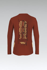 T-SHIRT TECNICA MANICHE LUNGHE TERRAIN DONNA ROOIBOS 