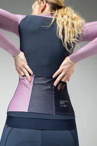 MAGLIA MANICA LUNGA HYDER BLEND DONNA ORCHID 