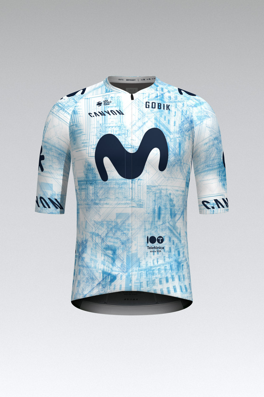 Maillot cyclisme movistar sale