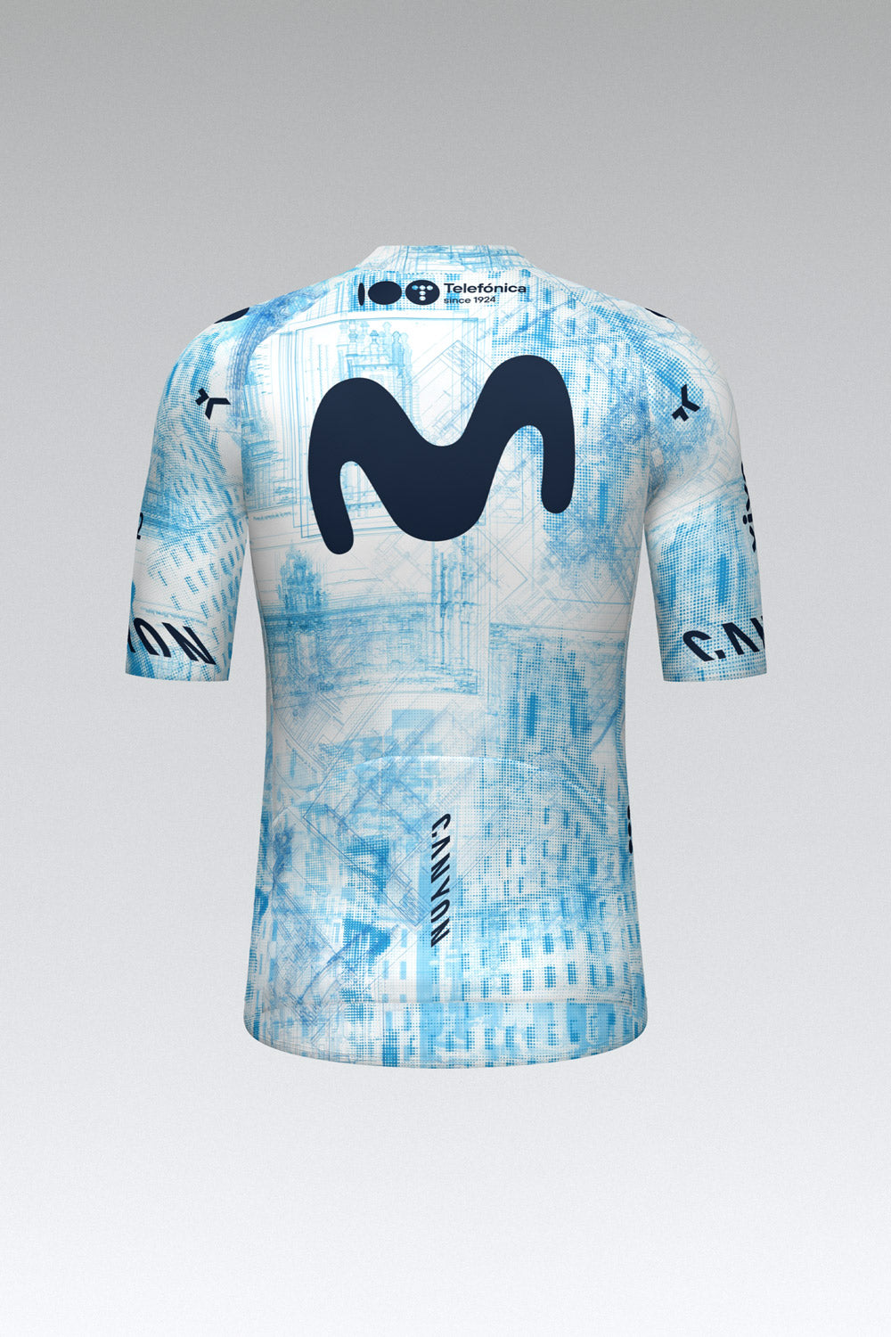 Chemise Cycliste Movistar Telefonica Taille M - Endura Bleu Occasion