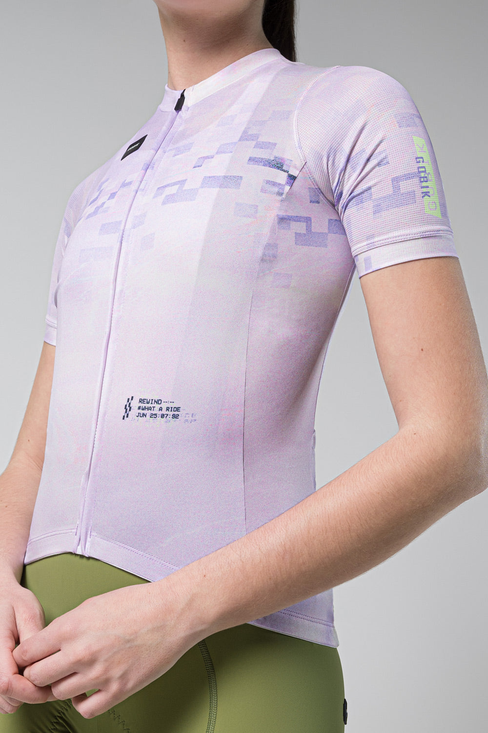 MAILLOT MANCHES COURTES STARK FEMME LILAC