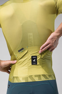 KURZARMTRIKOT MAGNITUDE HERREN SPLIT GREEN 