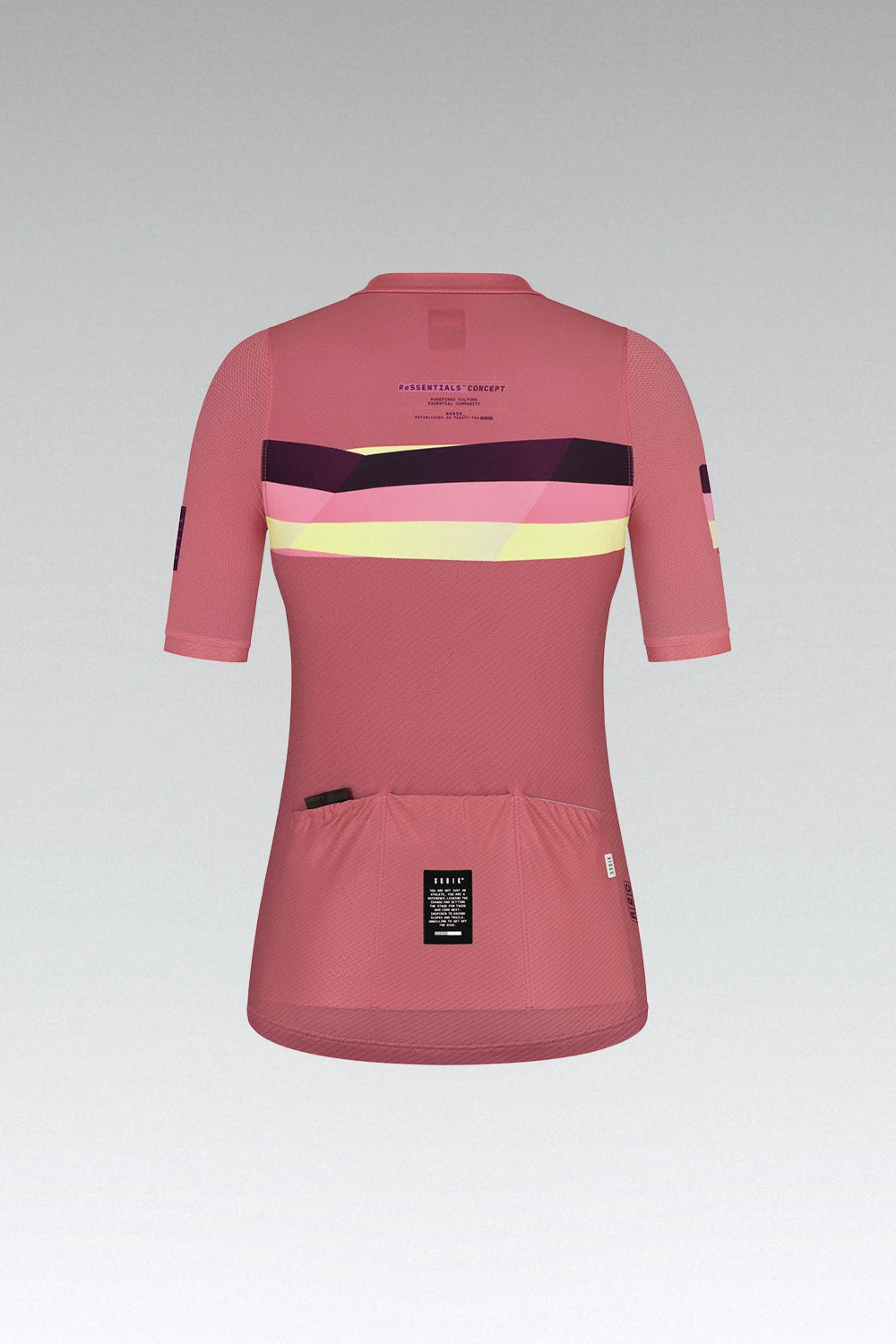 Maillot Race Pink Line de mujer, perfecto para rutas invernales - Engobe