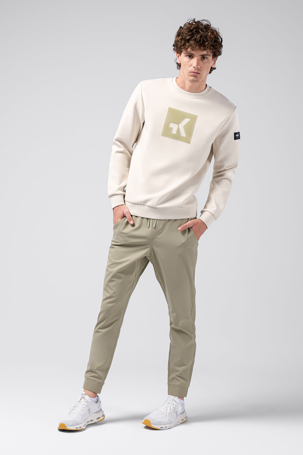 JOGGINGHOSE LANG DRIFTER HERREN COVERT GREEN 