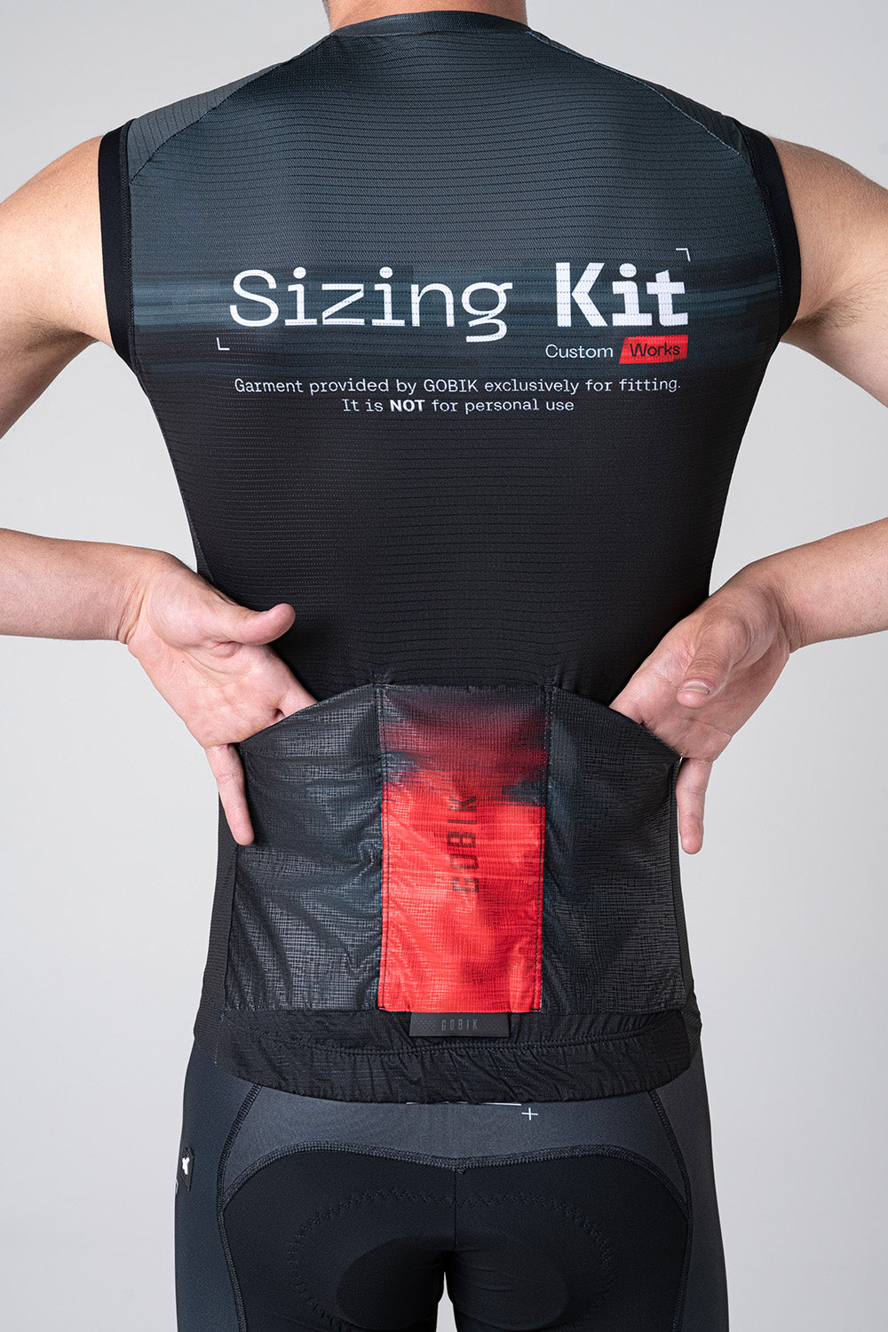 RADTRIKOT ÄRMELLOS ROCKET HERREN CUSTOM 