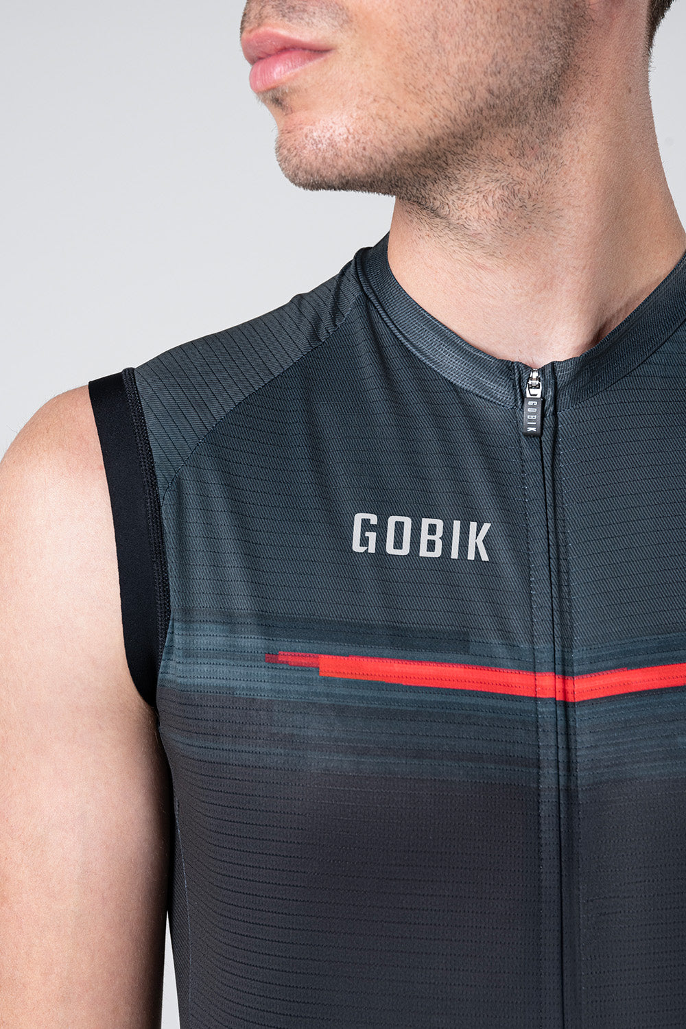 RADTRIKOT ÄRMELLOS ROCKET HERREN CUSTOM 