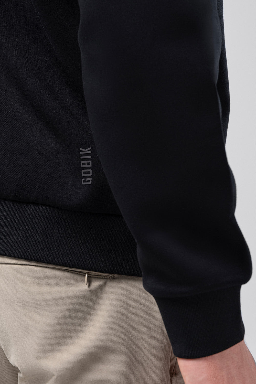 SWEATSHIRT HOVER UNISEX BLACK 