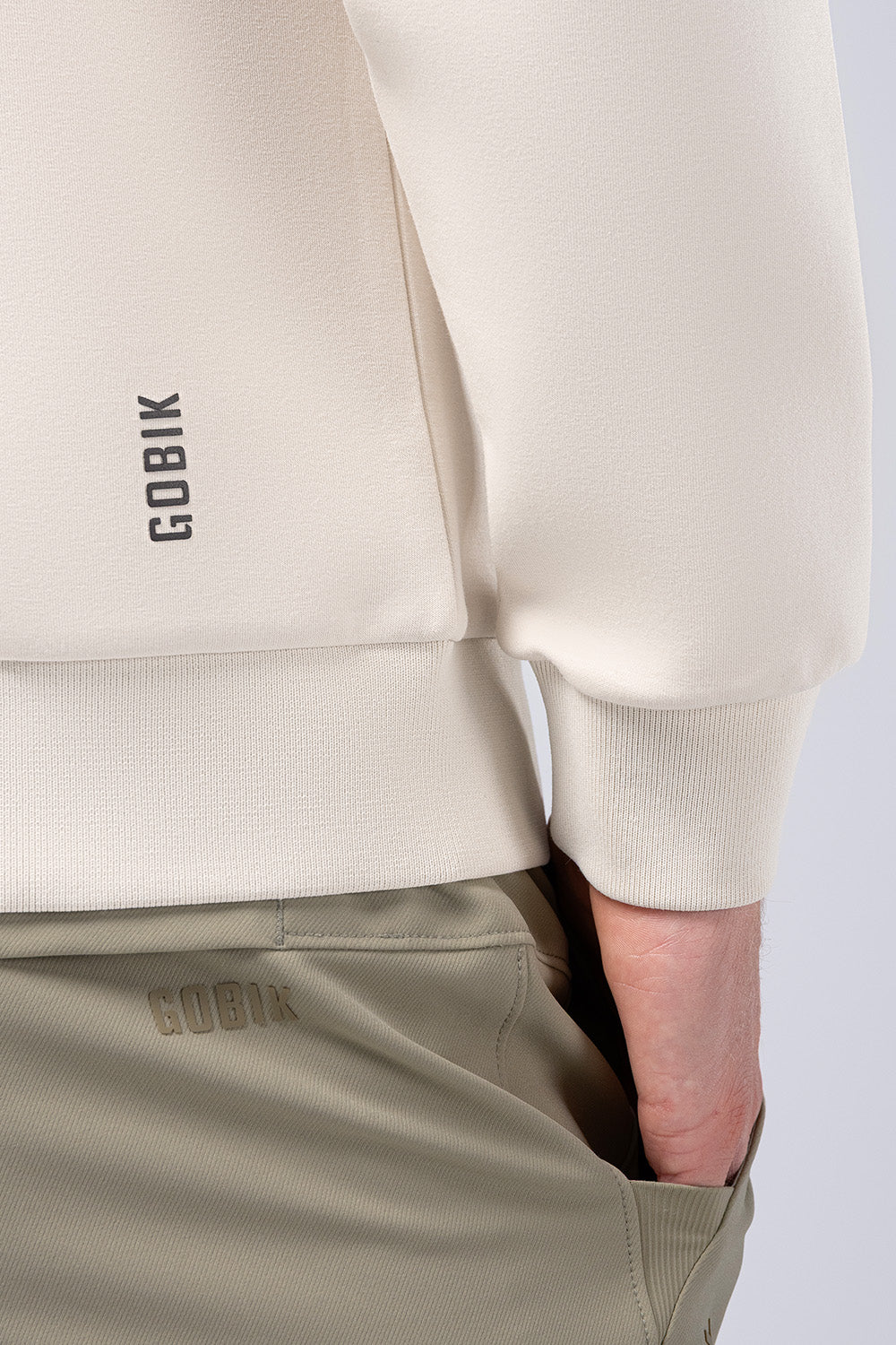 SWEATSHIRT HOVER UNISEX SUMMER SAND 