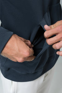 SWEAT À CAPUCHE TRAILBLAZE HOMME CROSSBAR ULTRABLUE 