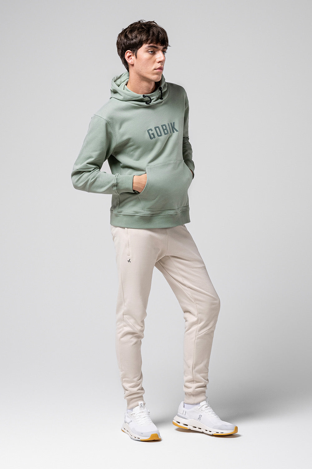 HOODED SWEATSHIRT TRAILBLAZE MEN ICEBERG GREEN