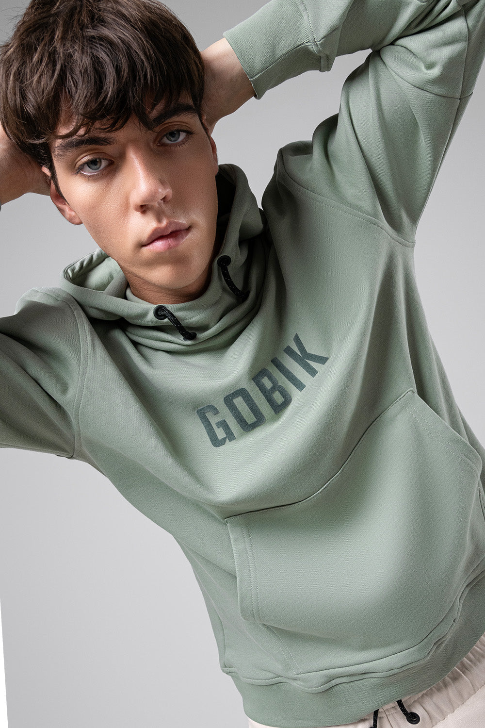 SWEATSHIRT MIT KAPUZE TRAILBLAZE HERREN ICEBERG GREEN