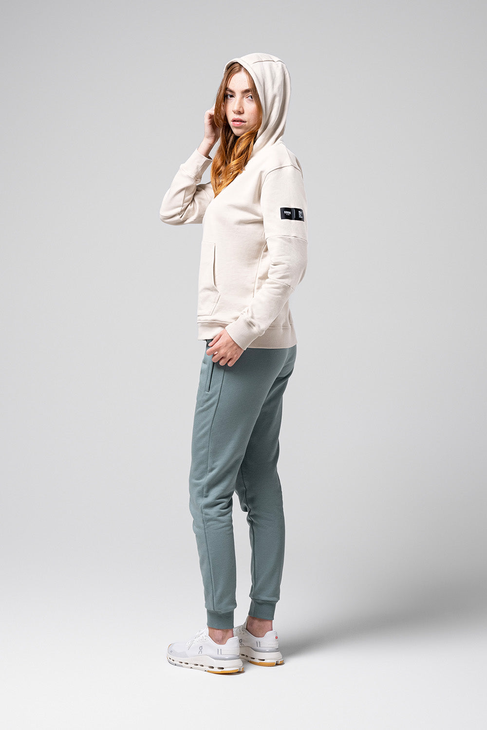 FELPA CON CAPPUCCIO TRAILBLAZE DONNA ANGORA