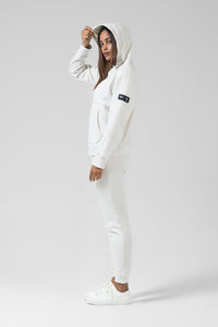 FELPA CON CAPPUCCIO TRAILBLAZE DONNA CROSSBAR TOFU 