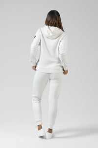 FELPA CON CAPPUCCIO TRAILBLAZE DONNA CROSSBAR TOFU 