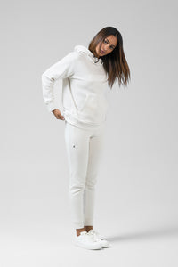 FELPA CON CAPPUCCIO TRAILBLAZE DONNA CROSSBAR TOFU 