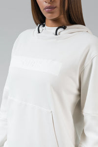 FELPA CON CAPPUCCIO TRAILBLAZE DONNA CROSSBAR TOFU 