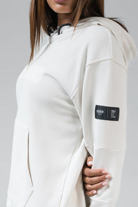 FELPA CON CAPPUCCIO TRAILBLAZE DONNA CROSSBAR TOFU 