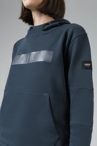 FELPA CON CAPPUCCIO TRAILBLAZE DONNA CROSSBAR ULTRABLUE 