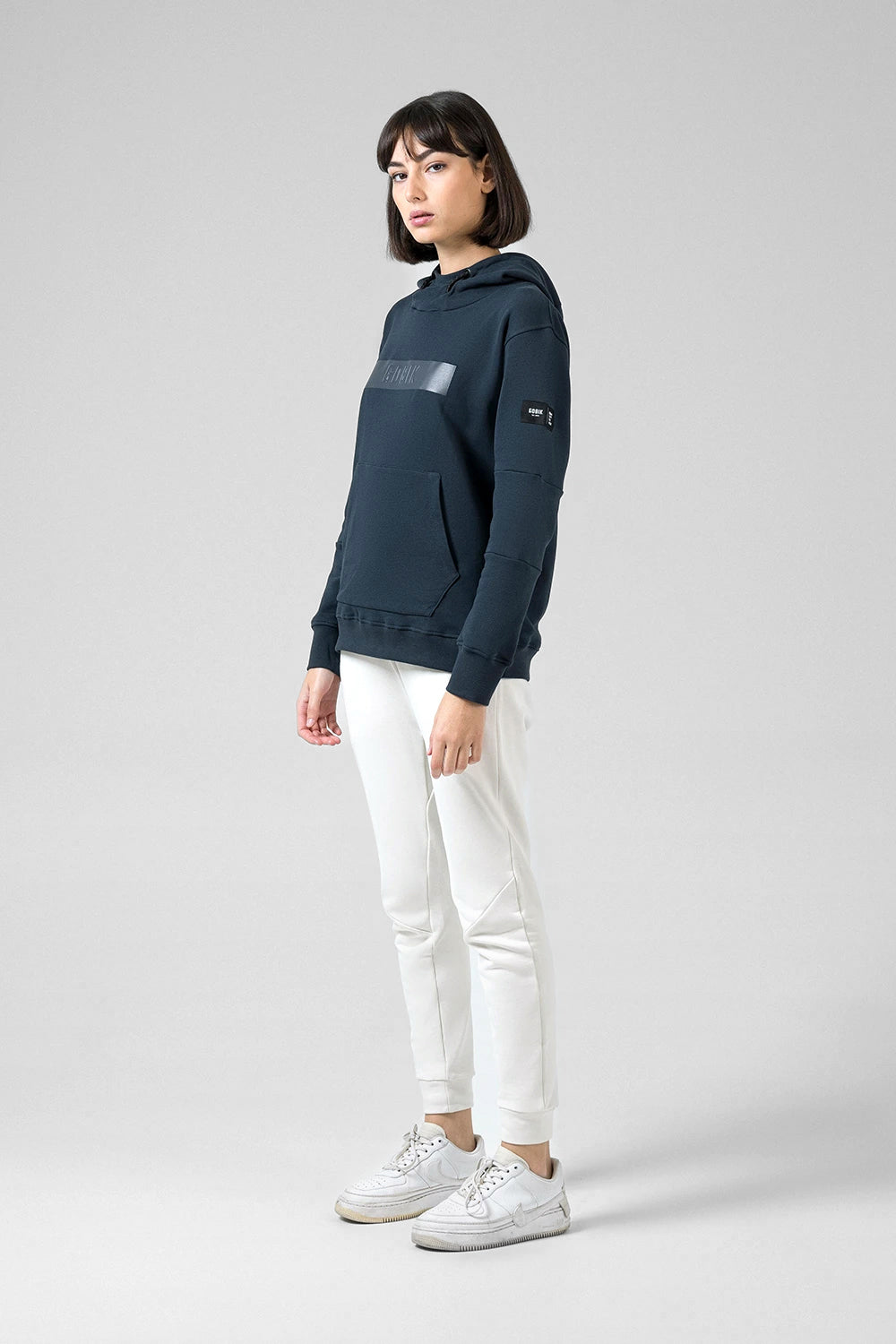 SWEATSHIRT MIT KAPUZE TRAILBLAZE DAMEN CROSSBAR ULTRABLUE