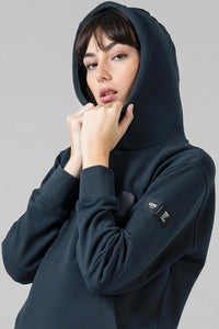 FELPA CON CAPPUCCIO TRAILBLAZE DONNA CROSSBAR ULTRABLUE 