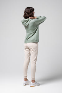 FELPA CON CAPPUCCIO TRAILBLAZE DONNA ICEBERG GREEN 