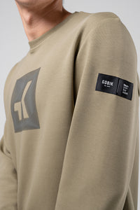 SWEATSHIRT HOVER UNISEX HERB 