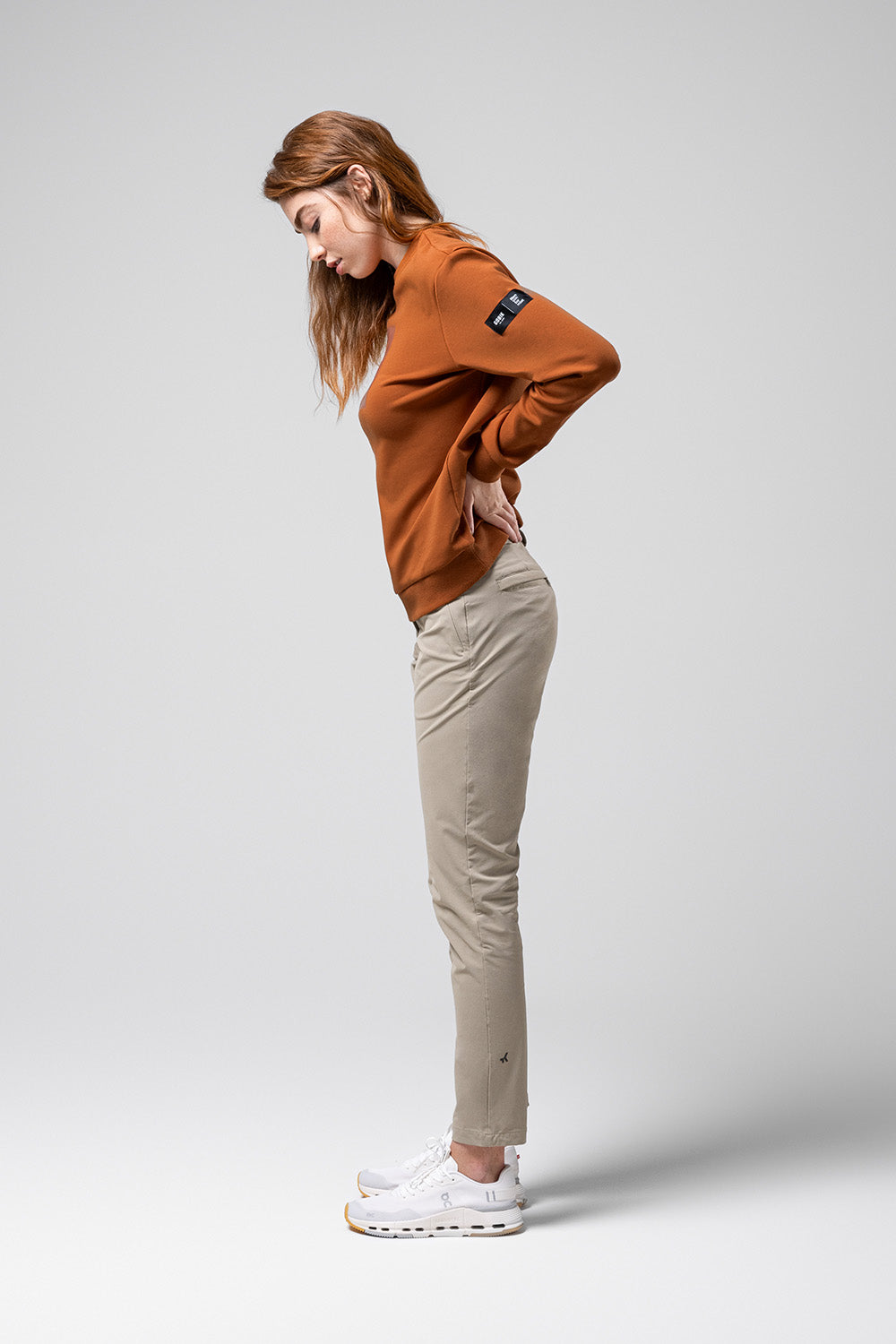 SWEATSHIRT HOVER UNISEX RUST