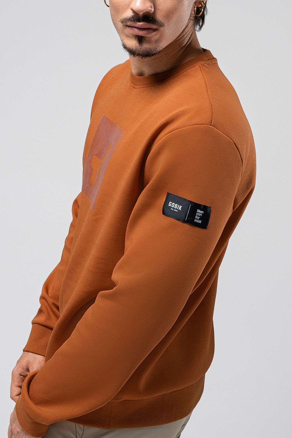 SUDADERA HOVER UNISEX RUST