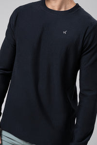 SWEATSHIRT POLARTEC AIRPEAK UNISEX JET BLACK 