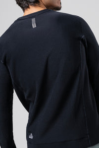 SWEATSHIRT POLARTEC AIRPEAK UNISEX JET BLACK 