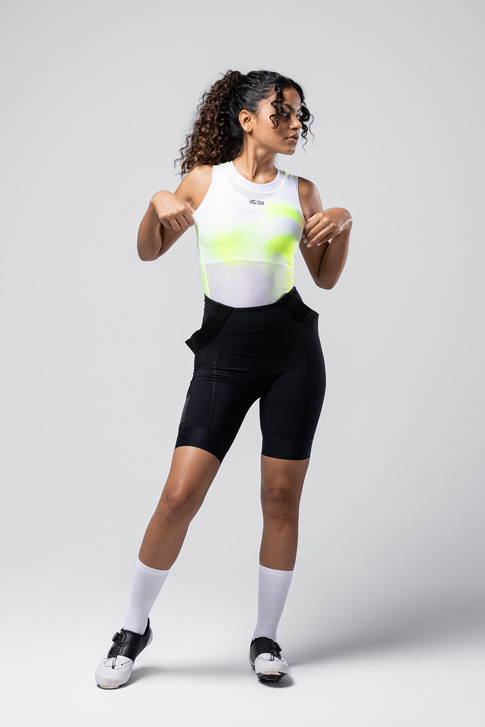 BASE LAYER SECOND SKIN DAMEN LIQUID NEON