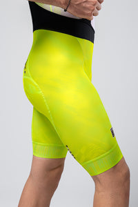 RADHOSE KURZ ABSOLUTE PRINT HERREN LIQUID LIME - K10 