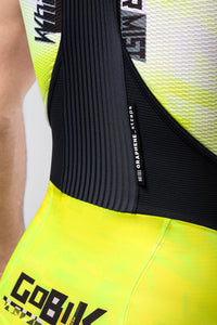 RADHOSE KURZ ABSOLUTE PRINT HERREN LIQUID LIME - K10 