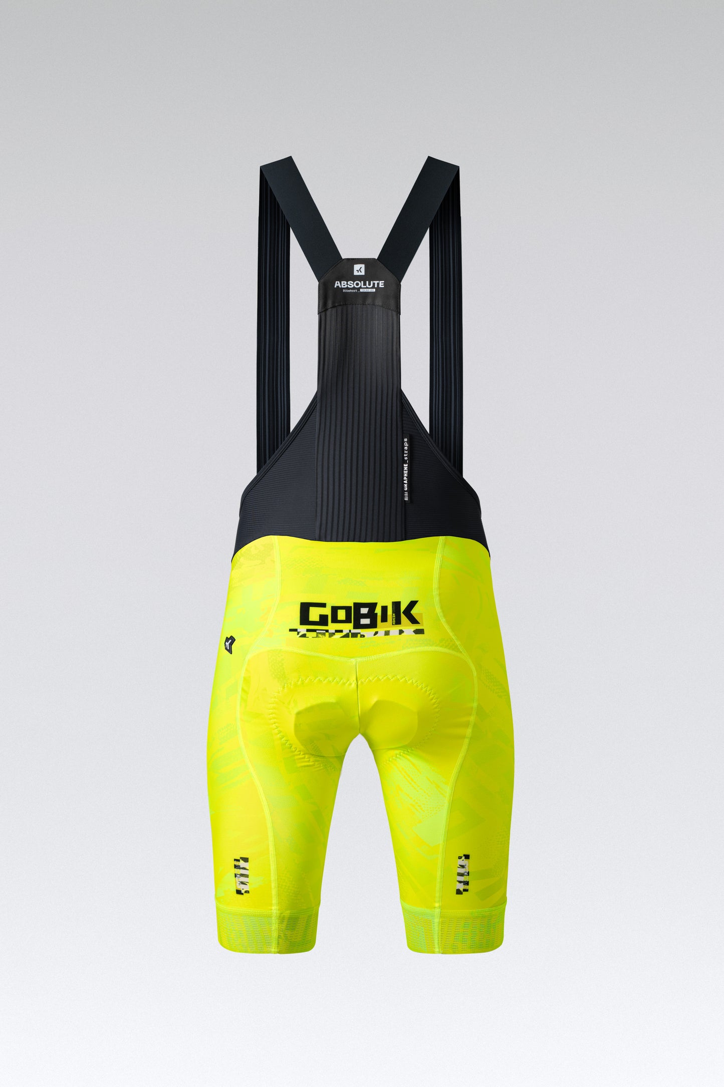 BIB SHORTS ABSOLUTE PRINT MEN LIQUID LIME - K10