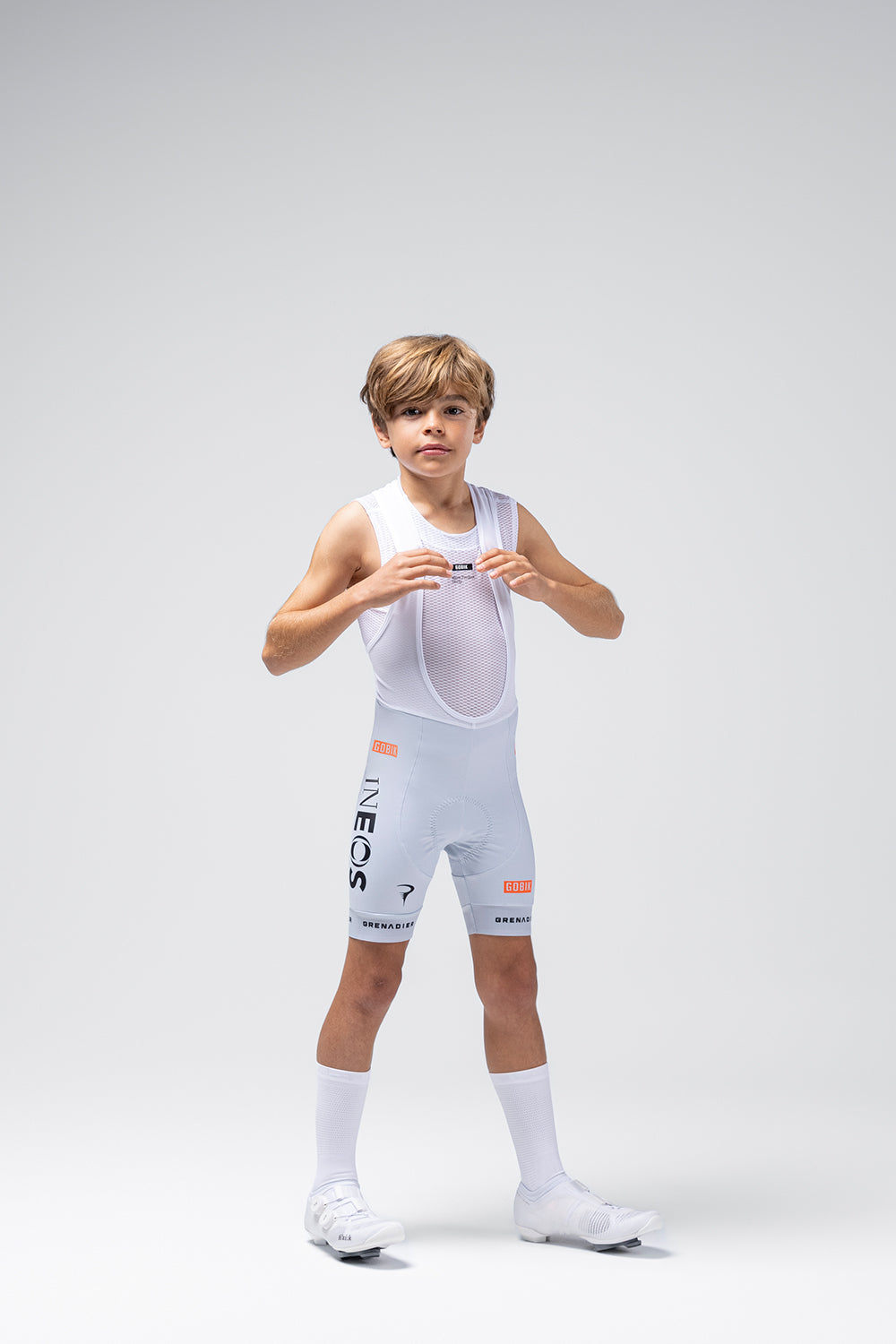 CUISSARD COURT AVANT PRINT AVEC BRETELLES ENFANT INEOS GRENADIERS 26 - K1 