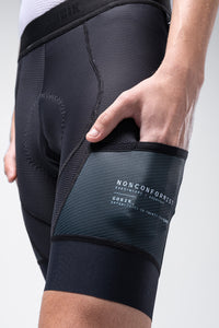 CUISSARD COURT COMMANDER SANS BRETELLES HOMME BLACK - K7 