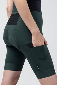 RADHOSE KURZ GRIT 3.0 DAMEN PINEWOOD - K9 