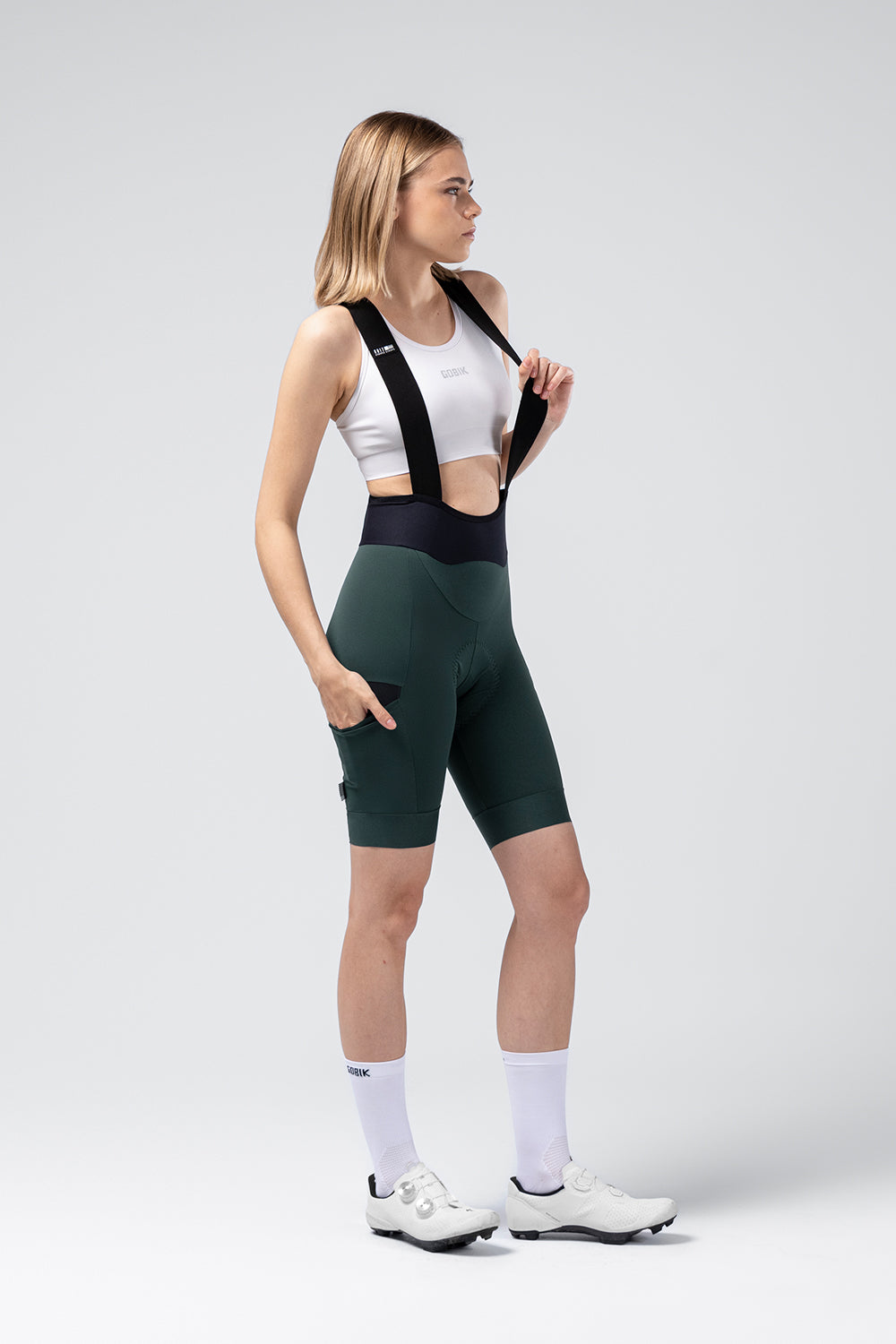 RADHOSE KURZ GRIT 3.0 DAMEN PINEWOOD - K9 