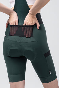 RADHOSE KURZ GRIT 3.0 DAMEN PINEWOOD - K9 