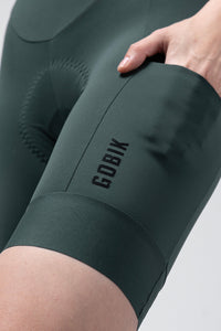RADHOSE KURZ GRIT 3.0 DAMEN PINEWOOD - K9 