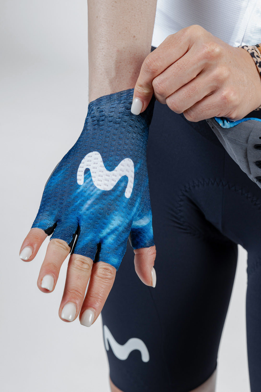 GUANTES CORTOS VIPER UNISEX MOVISTAR TEAM 25