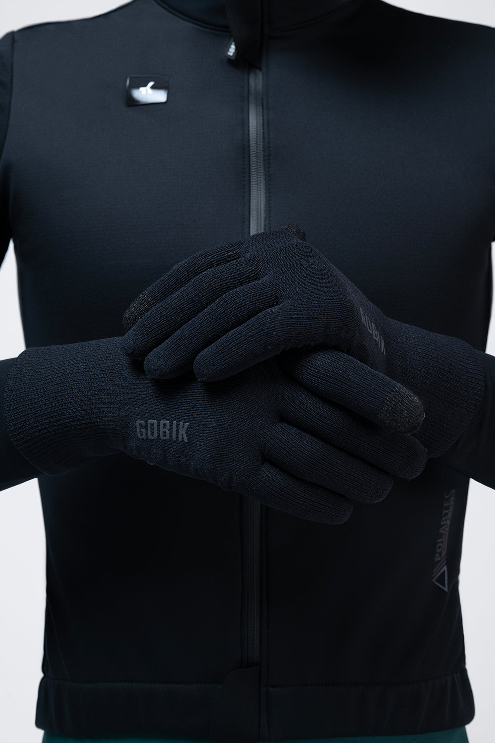 fleece handschuhe mit membran HYPERGUARD True Black · Thermohandschuhe · Unisex – Gobik