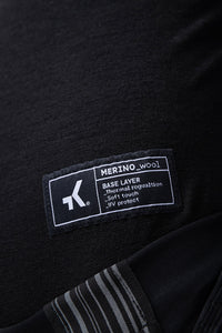 SOUS MAILLOT MANCHES LONGUES WINTER MERINO FEMME COAL 