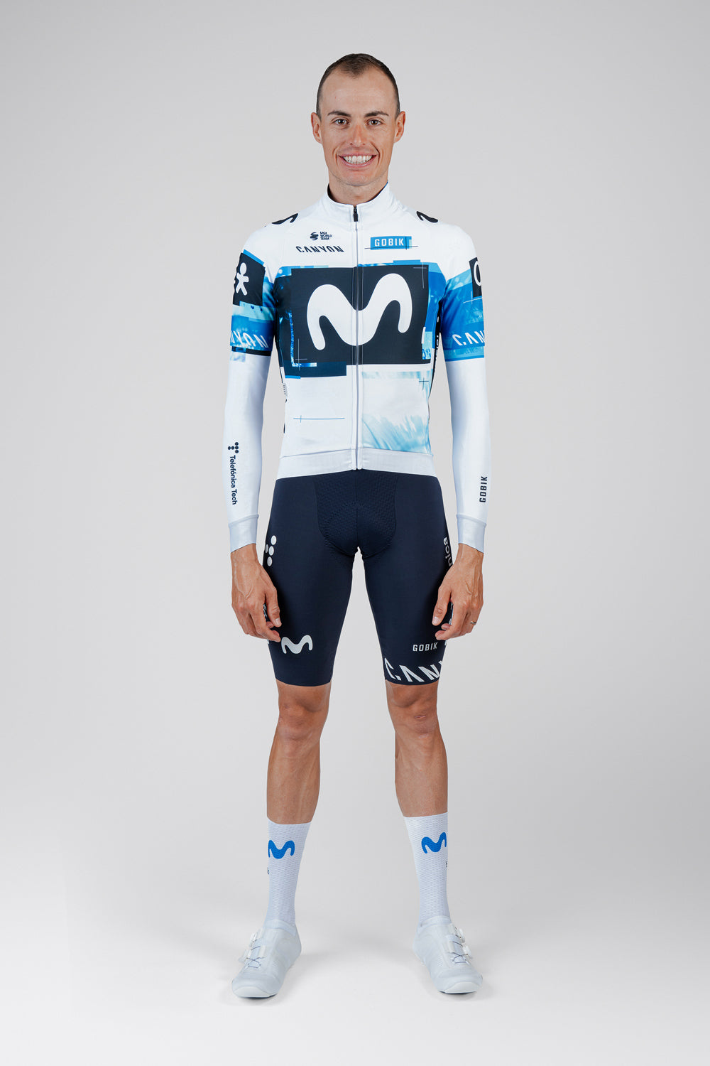 MAILLOT MANCHES LONGUES HYDER HOMME MOVISTAR TEAM 25