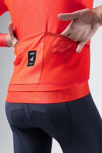 MAILLOT MANCHES LONGUES HYDER HOMME VERMILION 