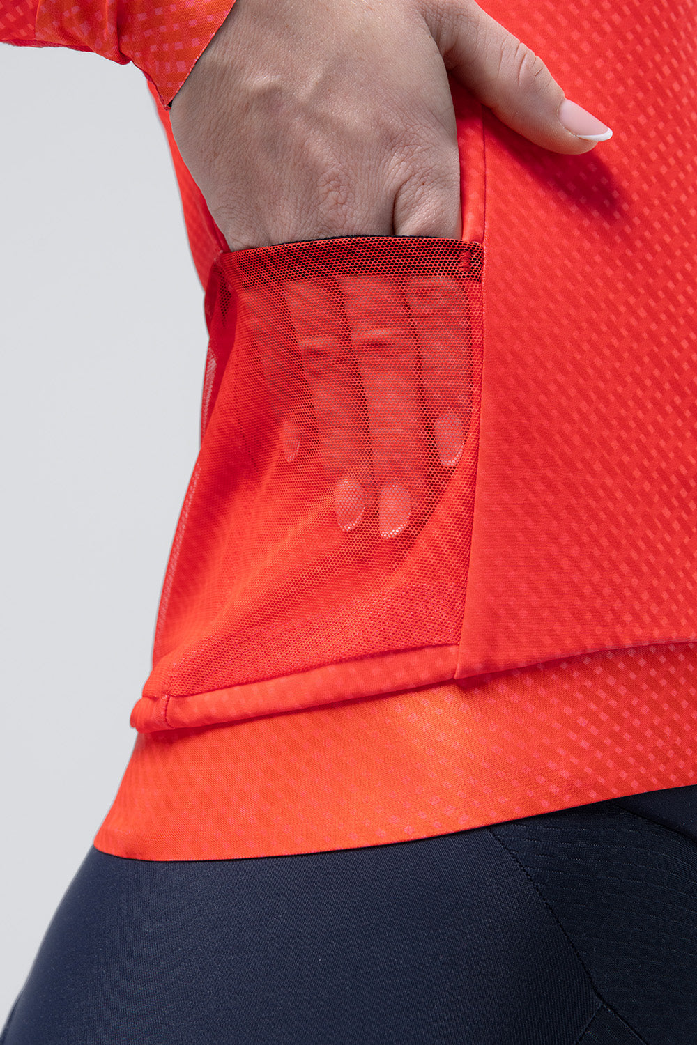 LONG SLEEVE JERSEY HYDER WOMEN VERMILION 